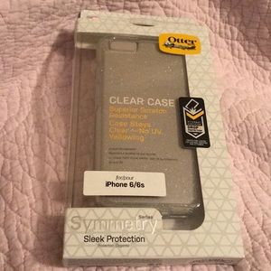 New Otterbox Clear Sparkle Case iPhone 6/6s